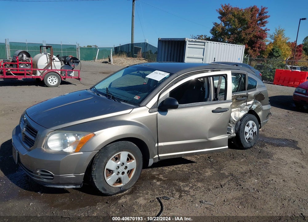 2008 DODGE CALIBER SE VIN: 1B3HB28B78D559081