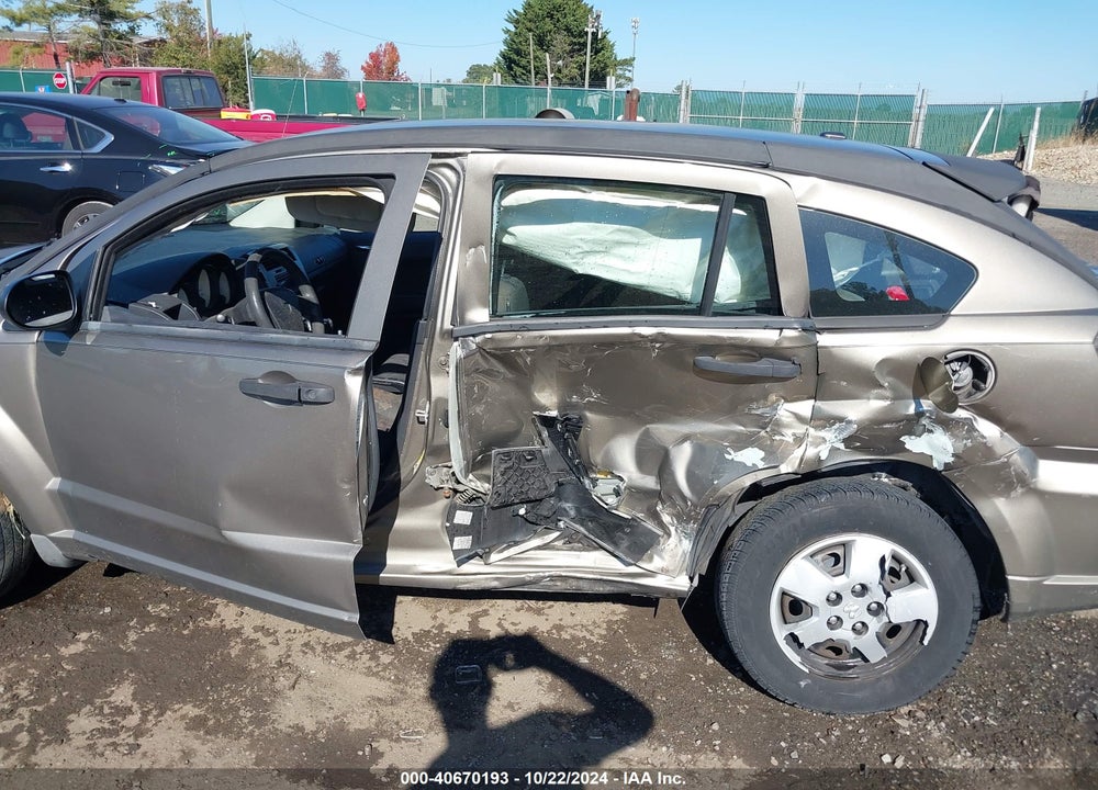 2008 DODGE CALIBER SE VIN: 1B3HB28B78D559081