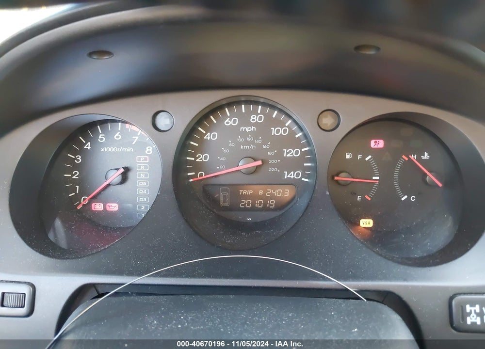 2002 ACURA MDX VIN: 2HNYD18272H515329