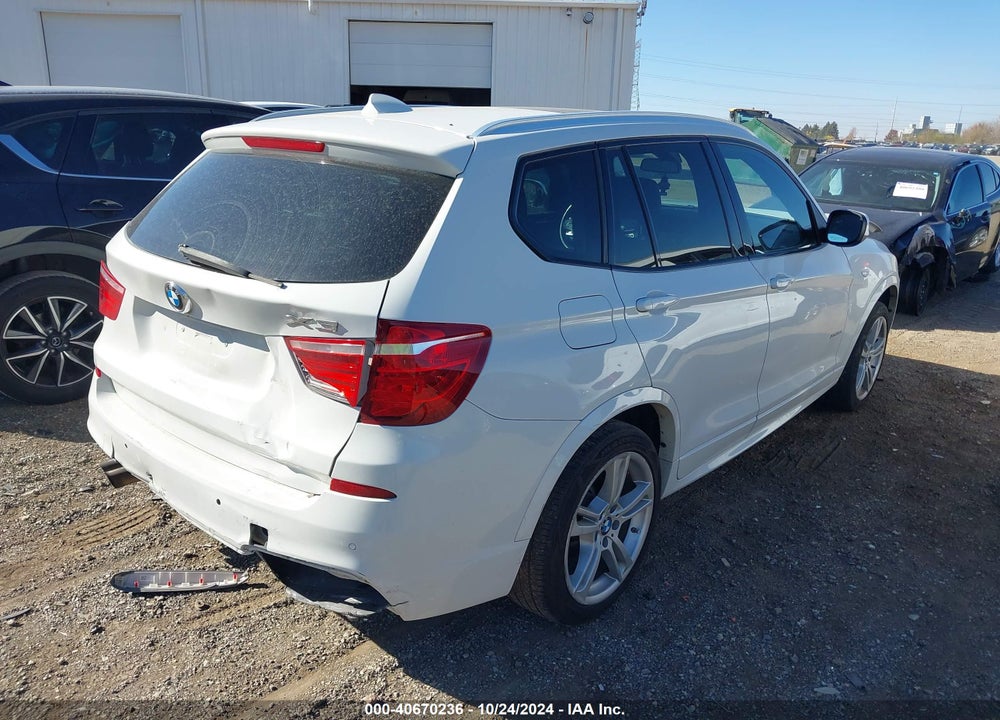 2014 BMW X3 XDRIVE35I VIN: 5UXWX7C59E0E78514