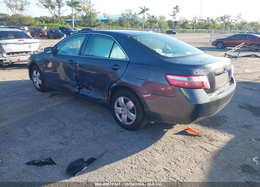 2007 TOYOTA CAMRY LE VIN: 4T1BE46K37U142013