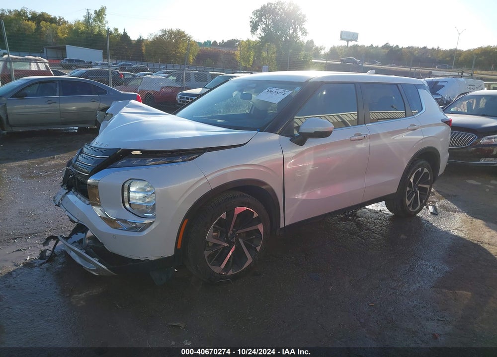 2024 MITSUBISHI OUTLANDER SE 2.5 2WD VIN: JA4J3VA80RZ011306