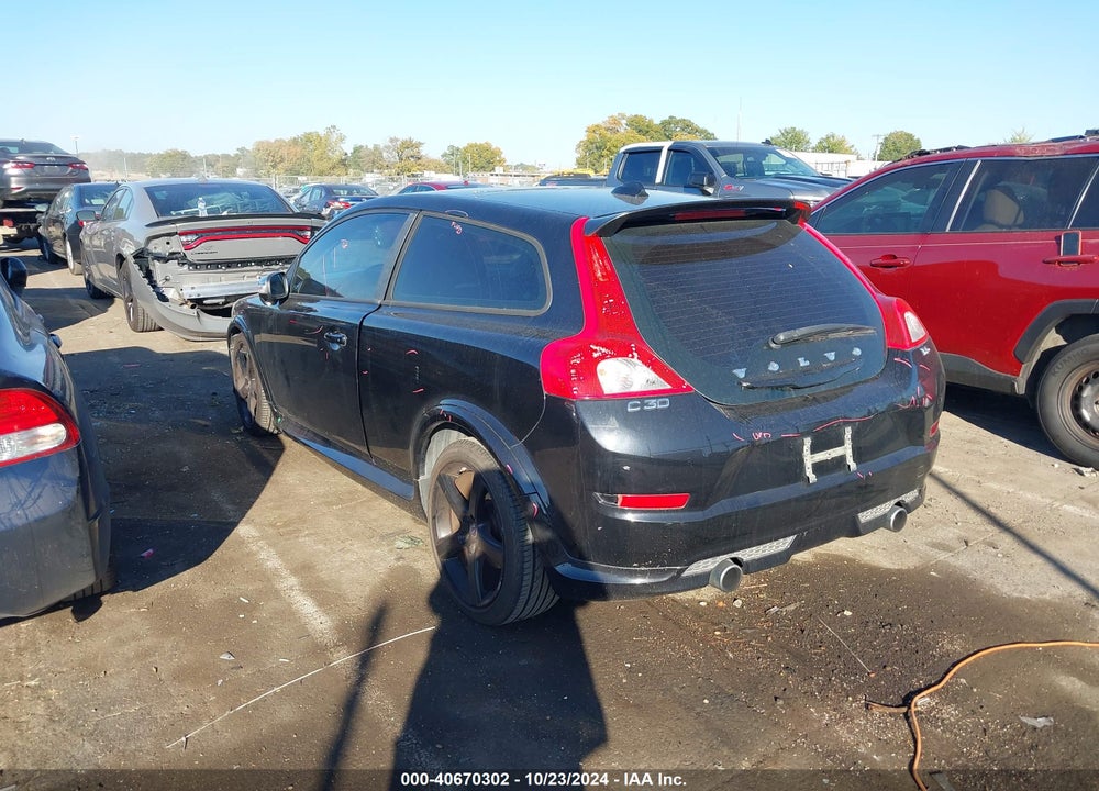 2013 VOLVO C30 T5 R-DESIGN VIN: YV1672MK2D2301998