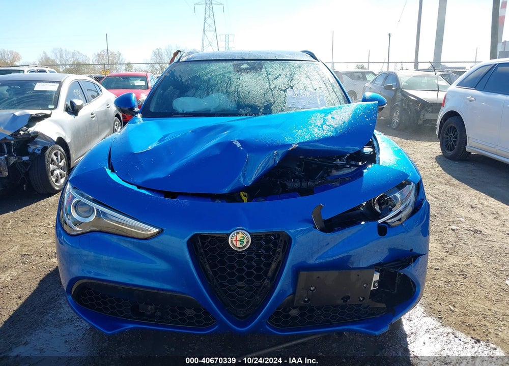 2018 ALFA ROMEO STELVIO TI SPORT AWD VIN: ZASFAKNN1J7B96988