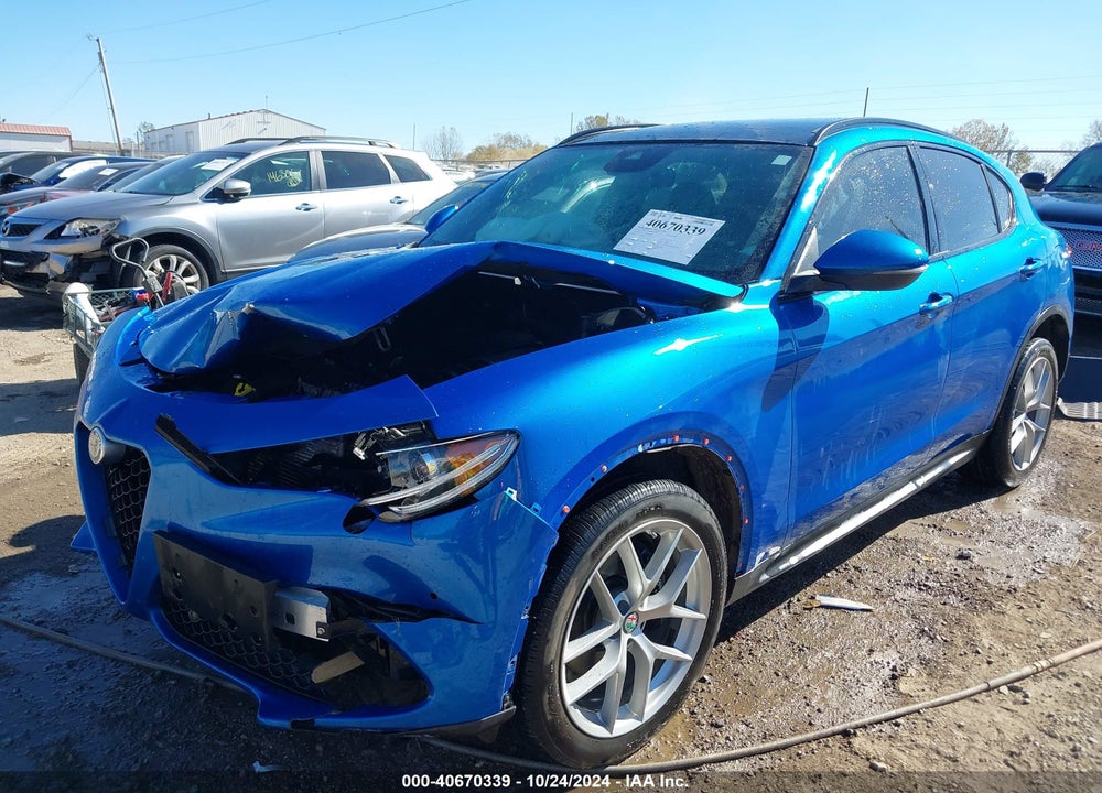 2018 ALFA ROMEO STELVIO TI SPORT AWD VIN: ZASFAKNN1J7B96988