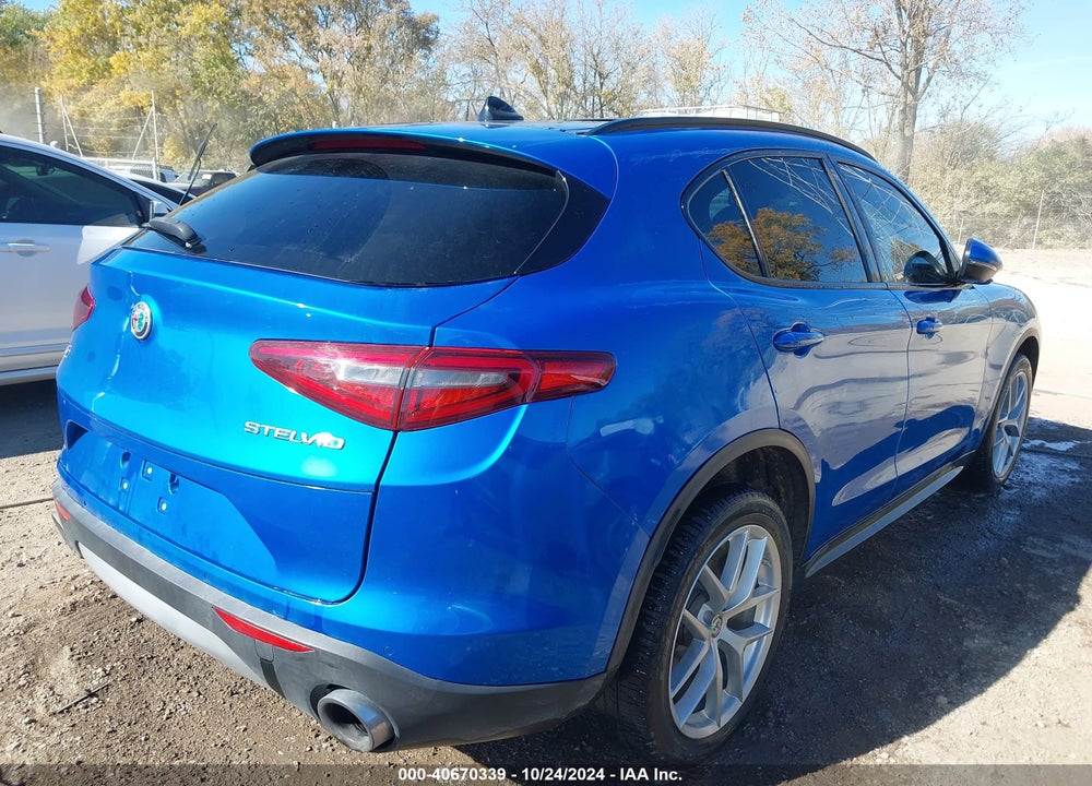2018 ALFA ROMEO STELVIO TI SPORT AWD VIN: ZASFAKNN1J7B96988