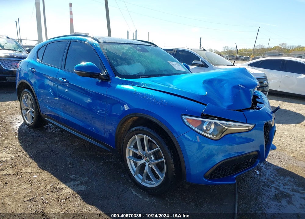 2018 ALFA ROMEO STELVIO TI SPORT AWD VIN: ZASFAKNN1J7B96988