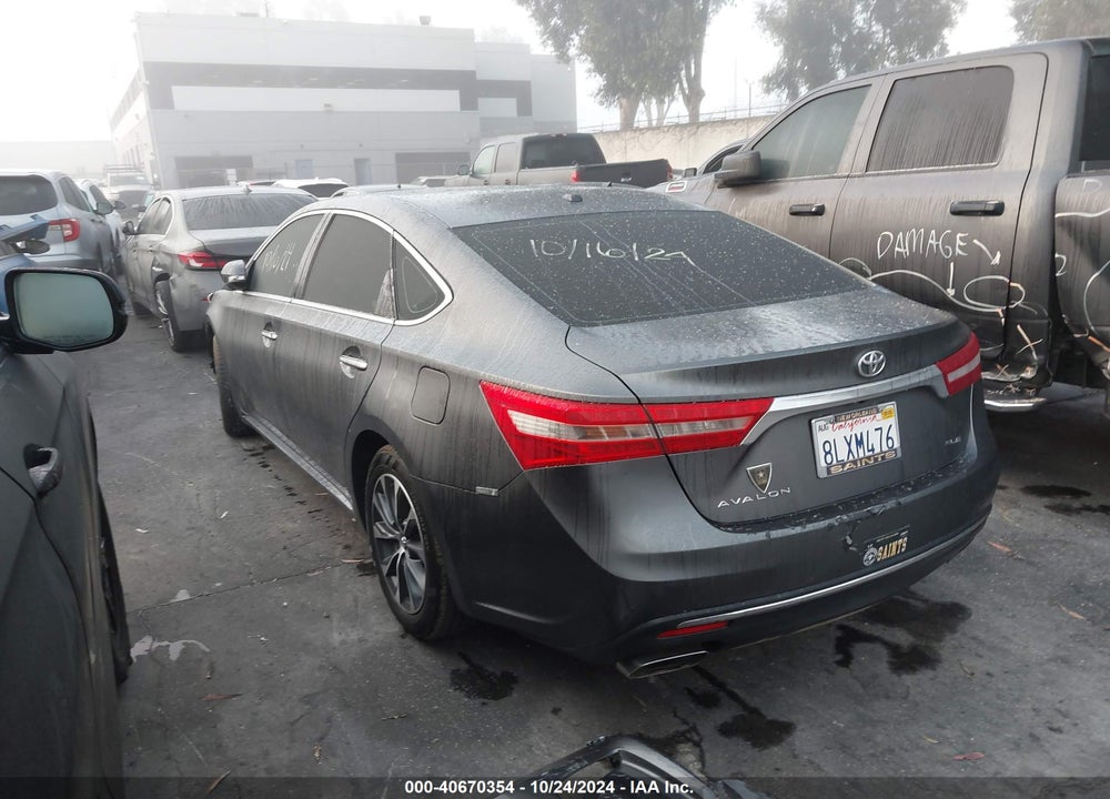 2016 TOYOTA AVALON XLE VIN: 4T1BK1EB9GU234851