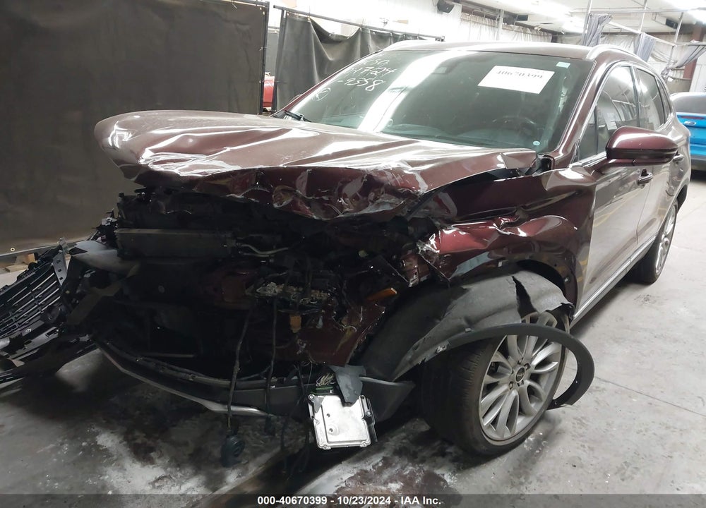 2018 LINCOLN MKC RESERVE VIN: 5LMCJ3C98JUL29358