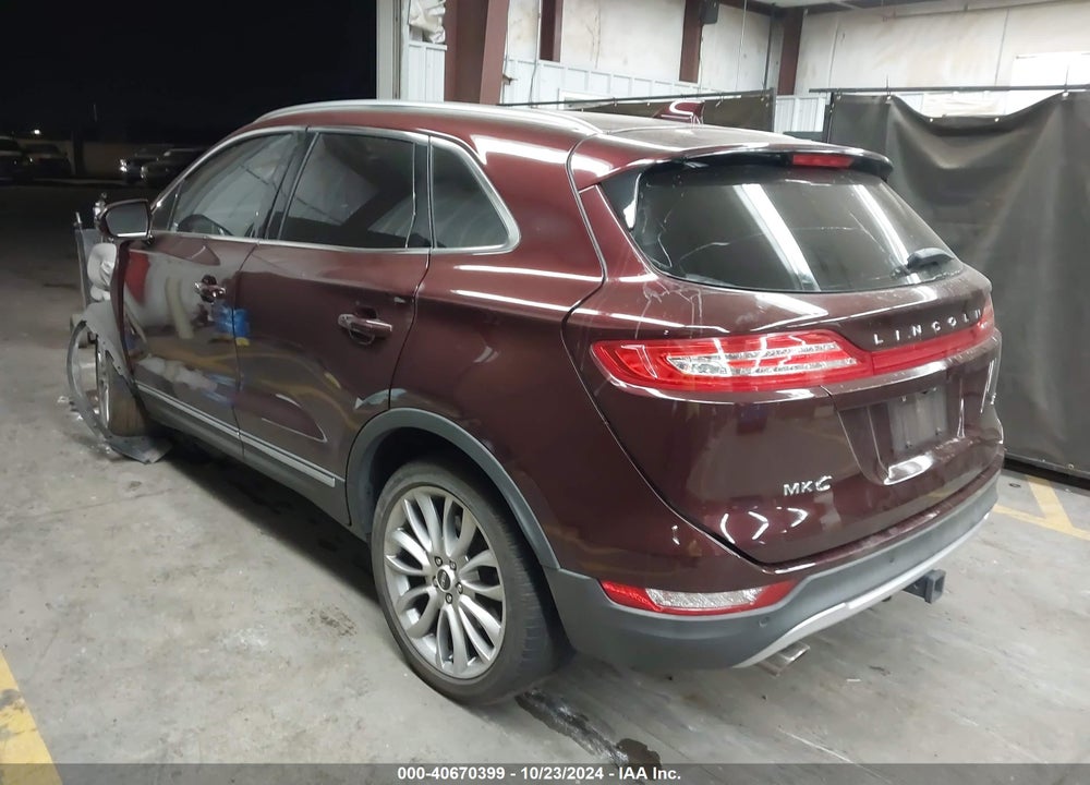 2018 LINCOLN MKC RESERVE VIN: 5LMCJ3C98JUL29358