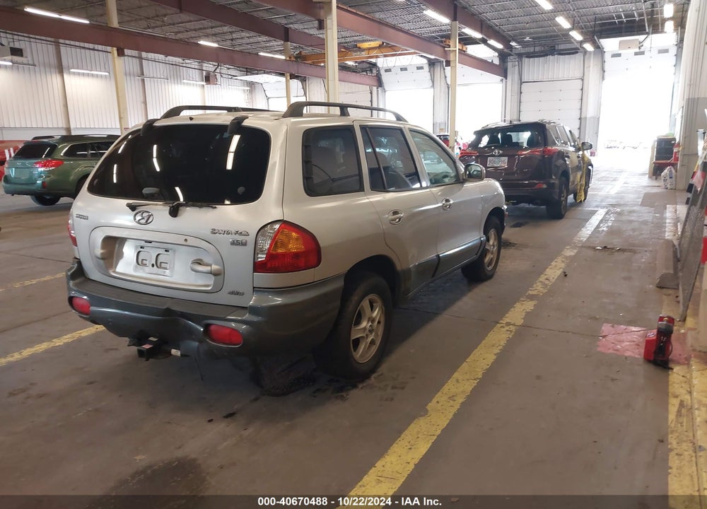 2004 HYUNDAI SANTA FE GLS/LX VIN: KM8SC73EX4U813050