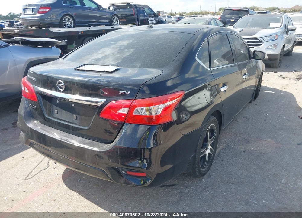 2017 NISSAN SENTRA SV VIN: 3N1AB7AP0HL674945