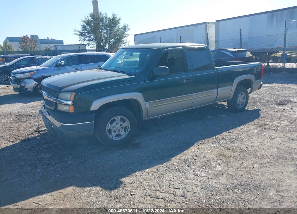 2004 CHEVROLET SILVERADO 1500 Z71 VIN: 1GCEK19T04Z145186