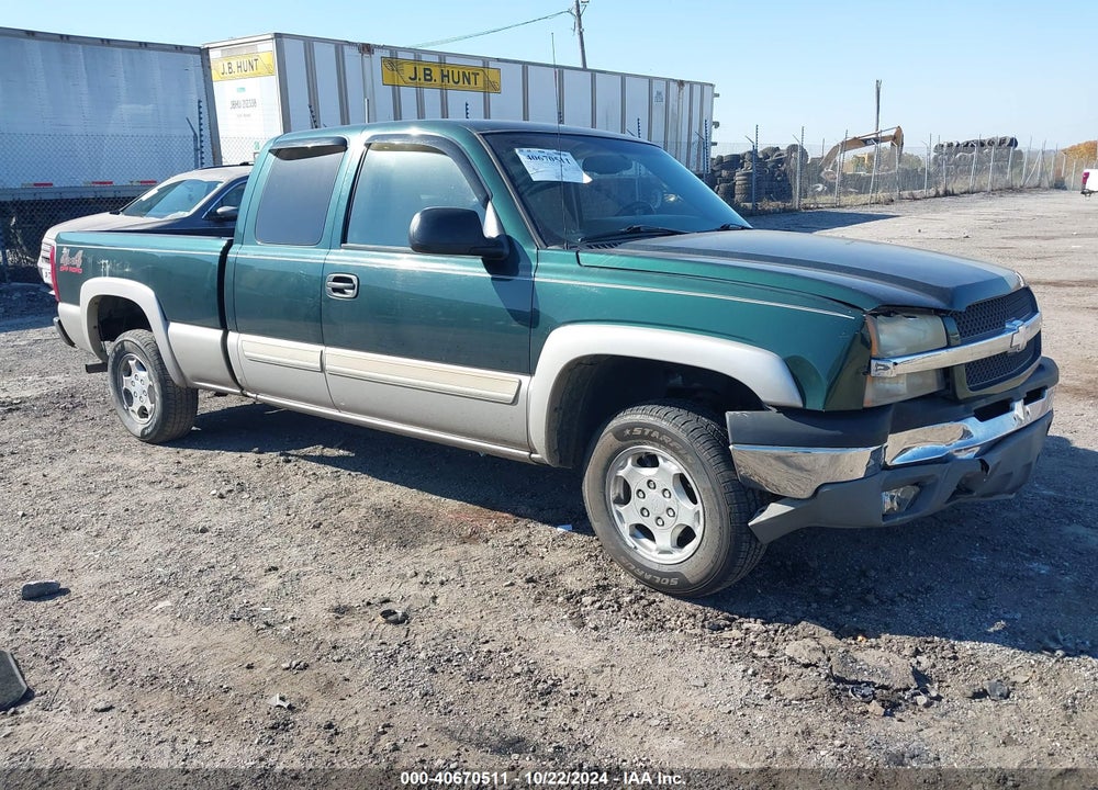 2004 CHEVROLET SILVERADO 1500 Z71 VIN: 1GCEK19T04Z145186