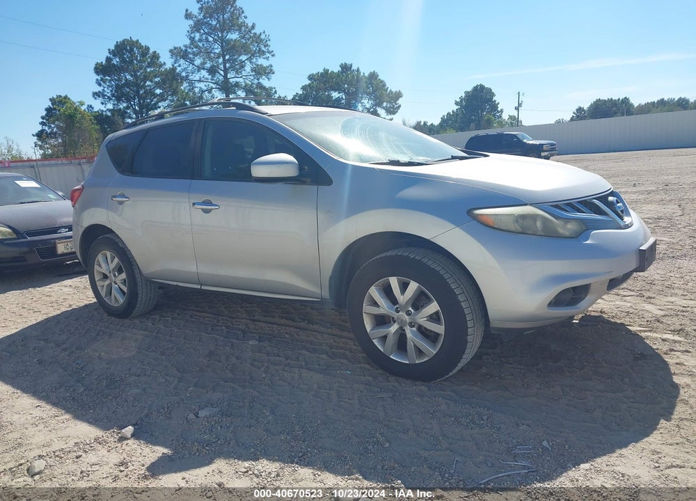 2013 NISSAN MURANO SV VIN: JN8AZ1MUXDW212148