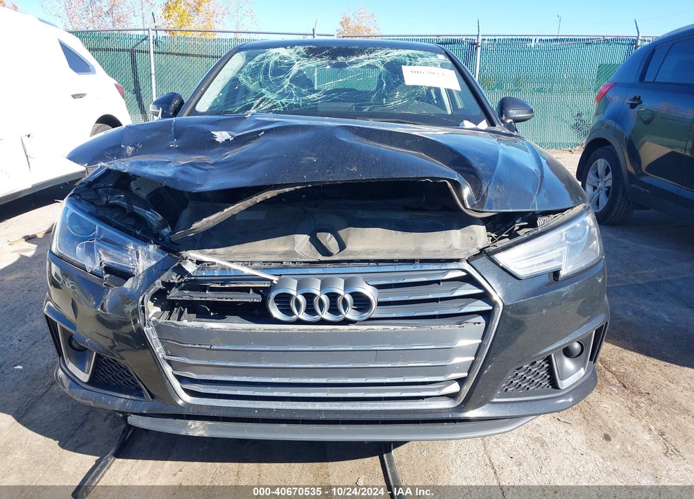 2019 AUDI A4 45 PREMIUM VIN: WAUDNAF44KN017776