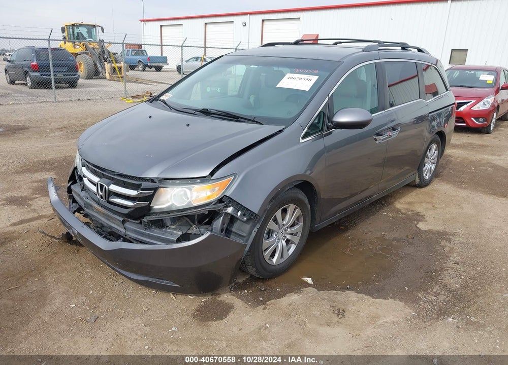 2016 HONDA ODYSSEY SE VIN: 5FNRL5H39GB148945