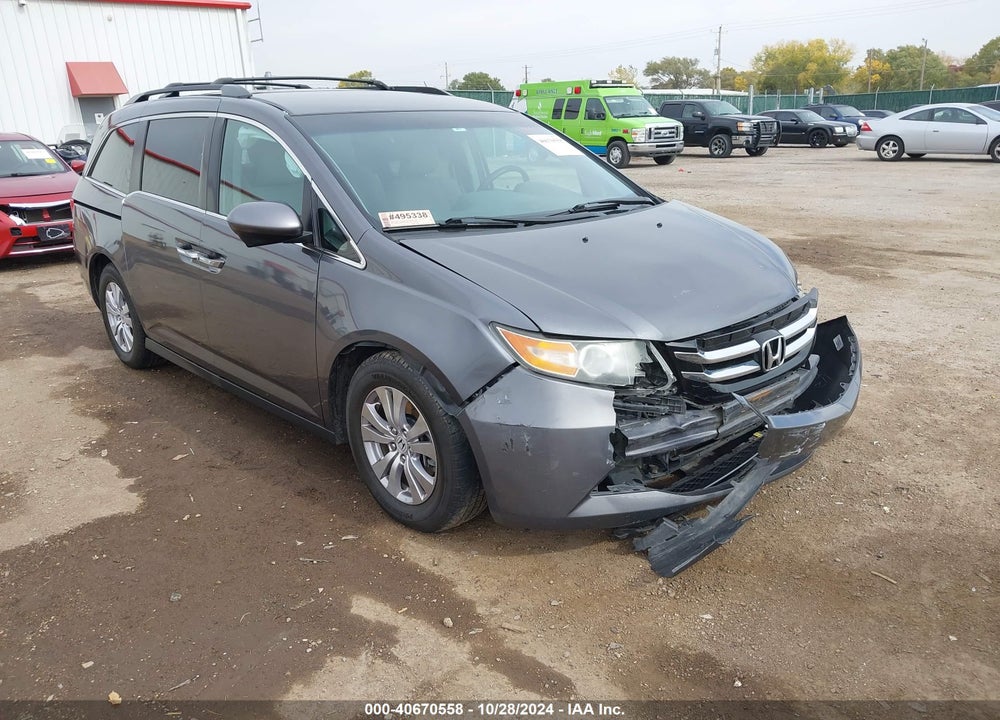 2016 HONDA ODYSSEY SE VIN: 5FNRL5H39GB148945