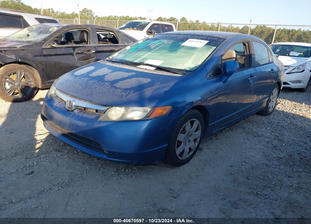 2008 HONDA CIVIC LX VIN: 1HGFA16548L113784