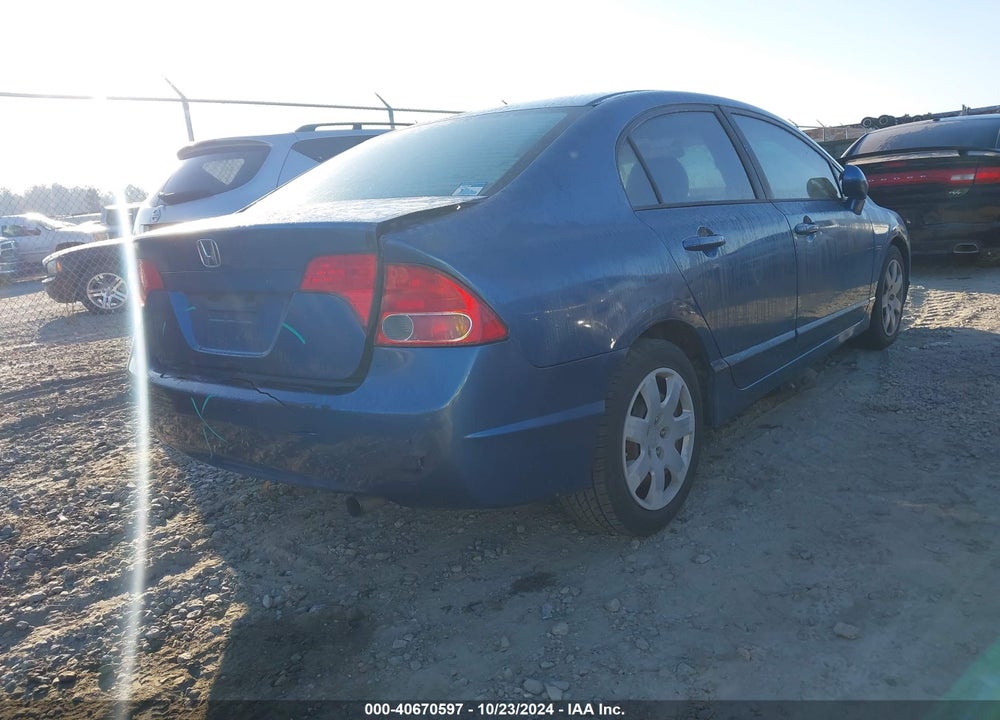 2008 HONDA CIVIC LX VIN: 1HGFA16548L113784