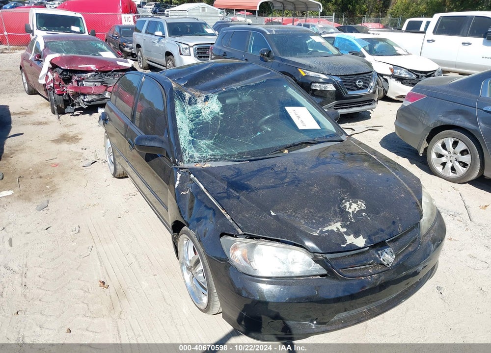 2004 HONDA CIVIC LX VIN: 2HGES16524H563501