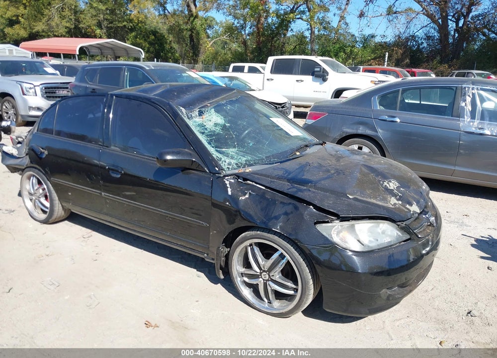 2004 HONDA CIVIC LX VIN: 2HGES16524H563501