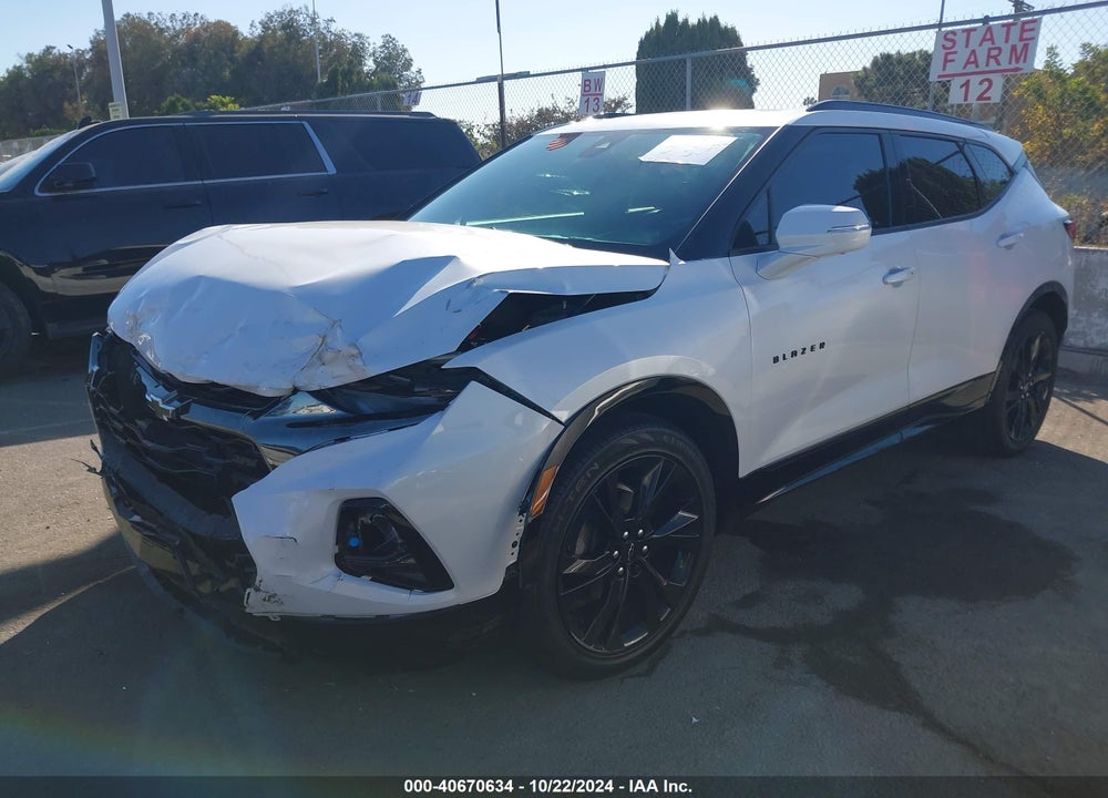 2020 CHEVROLET BLAZER FWD RS VIN: 3GNKBERS1LS725986