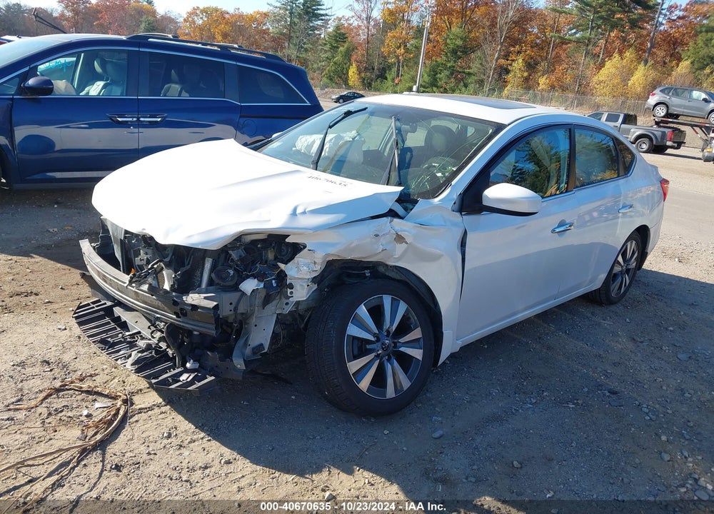 2019 NISSAN SENTRA SV VIN: 3N1AB7AP9KY439096