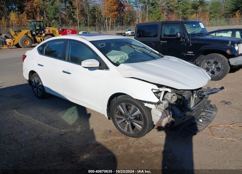 2019 NISSAN SENTRA SV VIN: 3N1AB7AP9KY439096