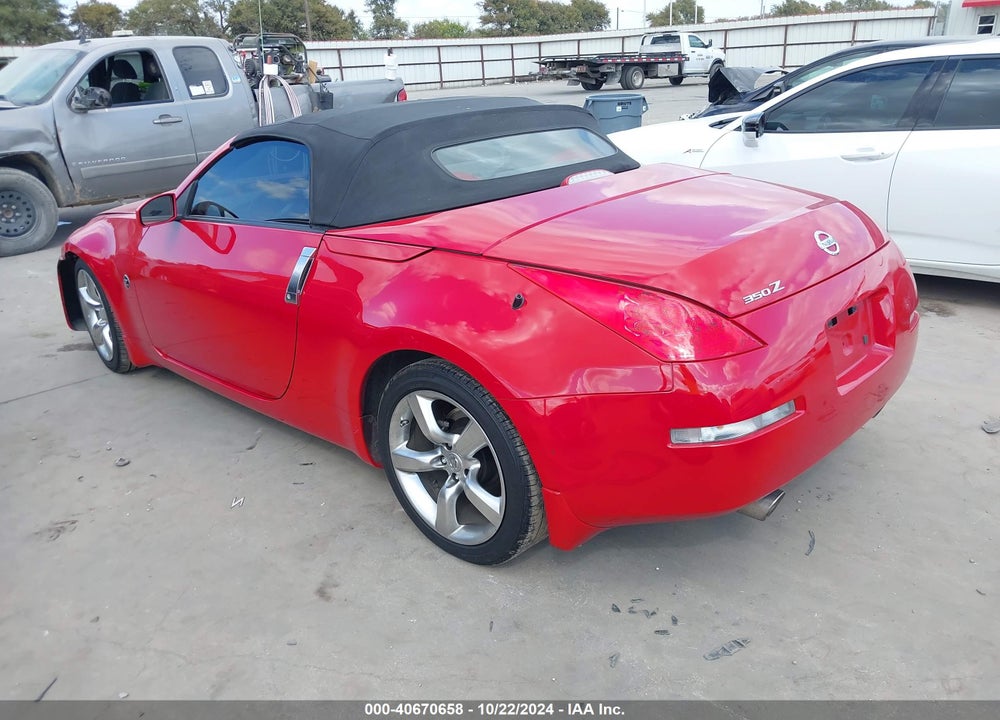 2007 NISSAN 350Z ENTHUSIAST VIN: JN1BZ36A97M653187