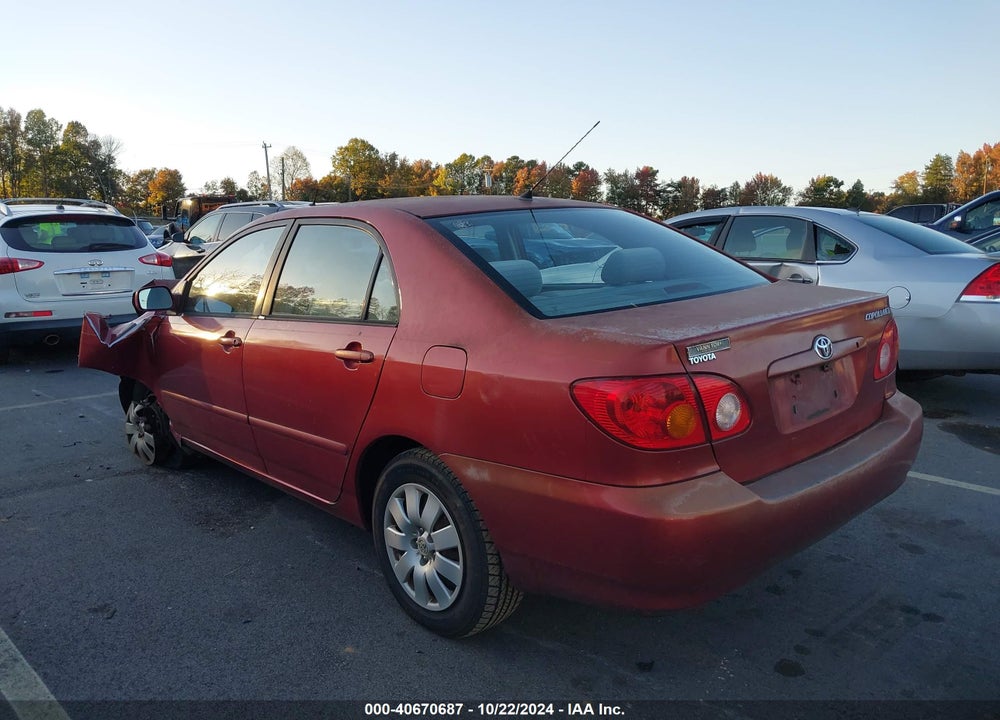 2004 TOYOTA COROLLA LE VIN: 2T1BR32E94C293983