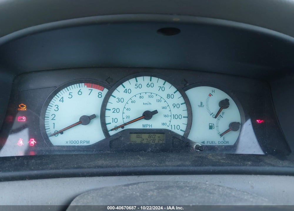 2004 TOYOTA COROLLA LE VIN: 2T1BR32E94C293983