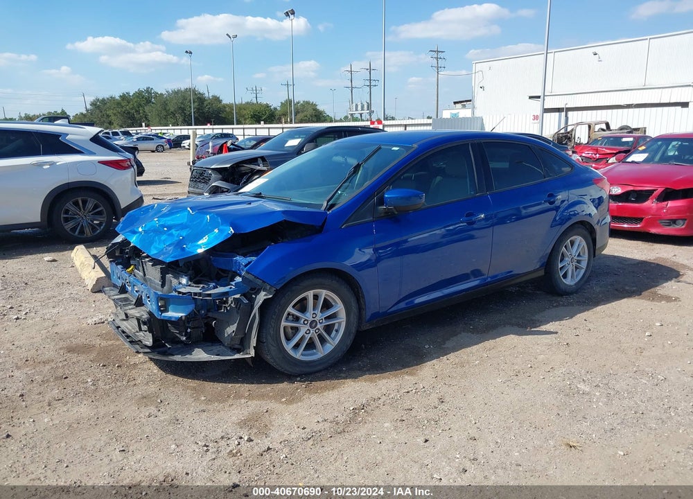 2018 FORD FOCUS SE VIN: 1FADP3F25JL216746
