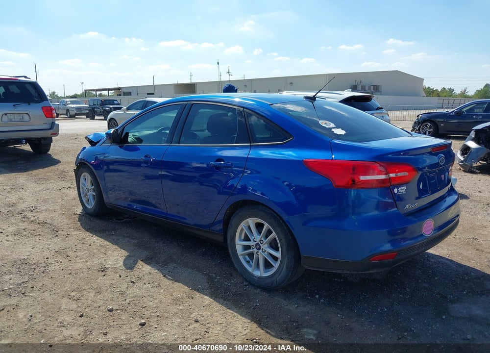 2018 FORD FOCUS SE VIN: 1FADP3F25JL216746
