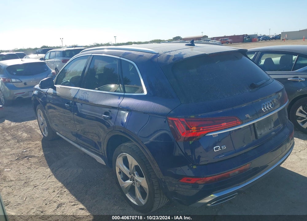 2022 AUDI Q5 PRESTIGE 45 TFSI S LINE QUATTRO S TRONIC VIN: WA1FAAFY0N2025237