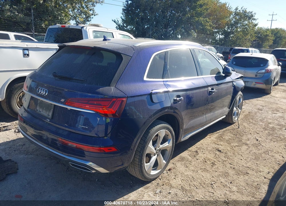 2022 AUDI Q5 PRESTIGE 45 TFSI S LINE QUATTRO S TRONIC VIN: WA1FAAFY0N2025237