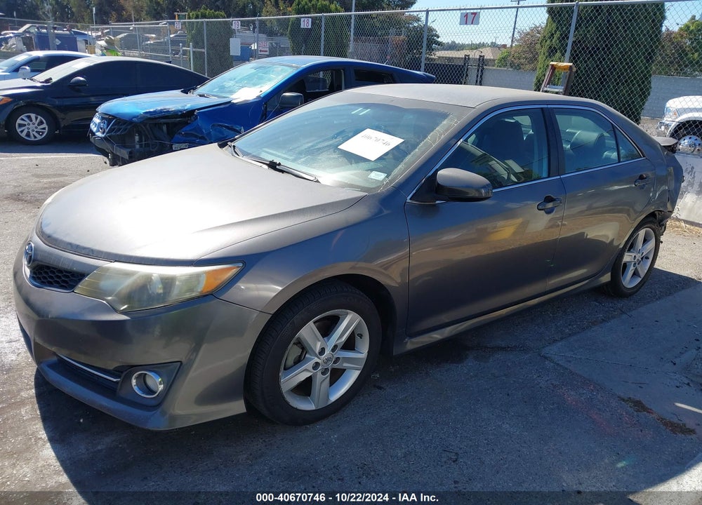 2014 TOYOTA CAMRY SE VIN: 4T1BF1FK6EU375375