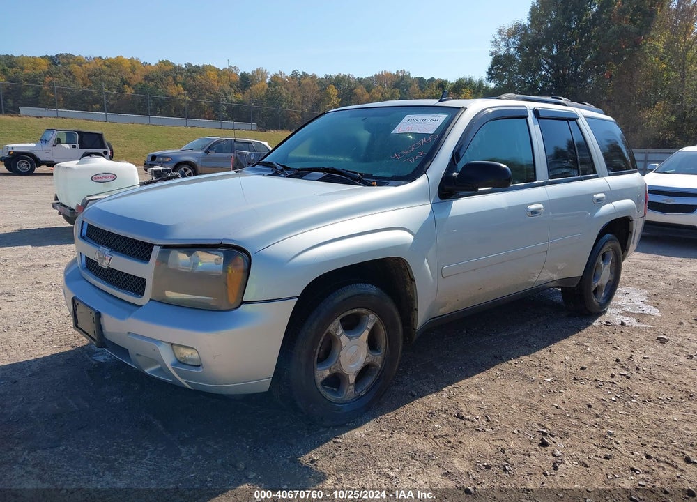 2008 CHEVROLET TRAILBLAZER LT VIN: 1GNDT13S982100262