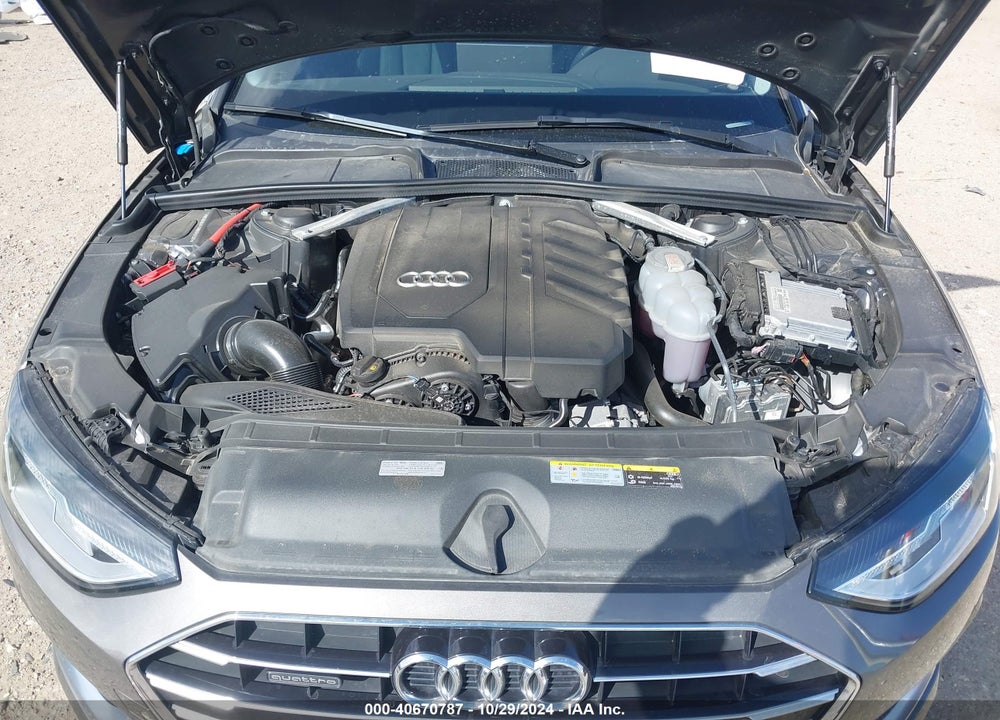 2022 AUDI A4 VIN: WAUABAF4XNA012587