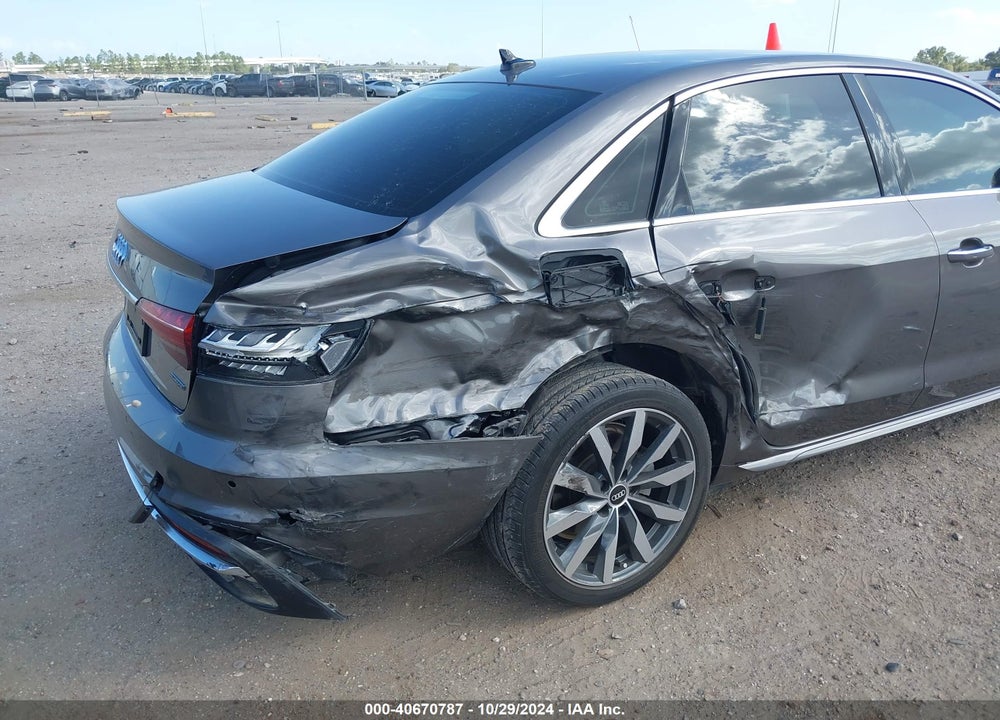 2022 AUDI A4 VIN: WAUABAF4XNA012587