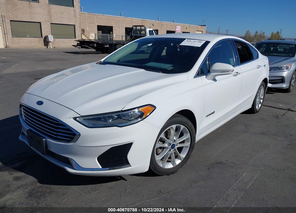 2019 FORD FUSION HYBRID SEL VIN: 3FA6P0MU3KR189531