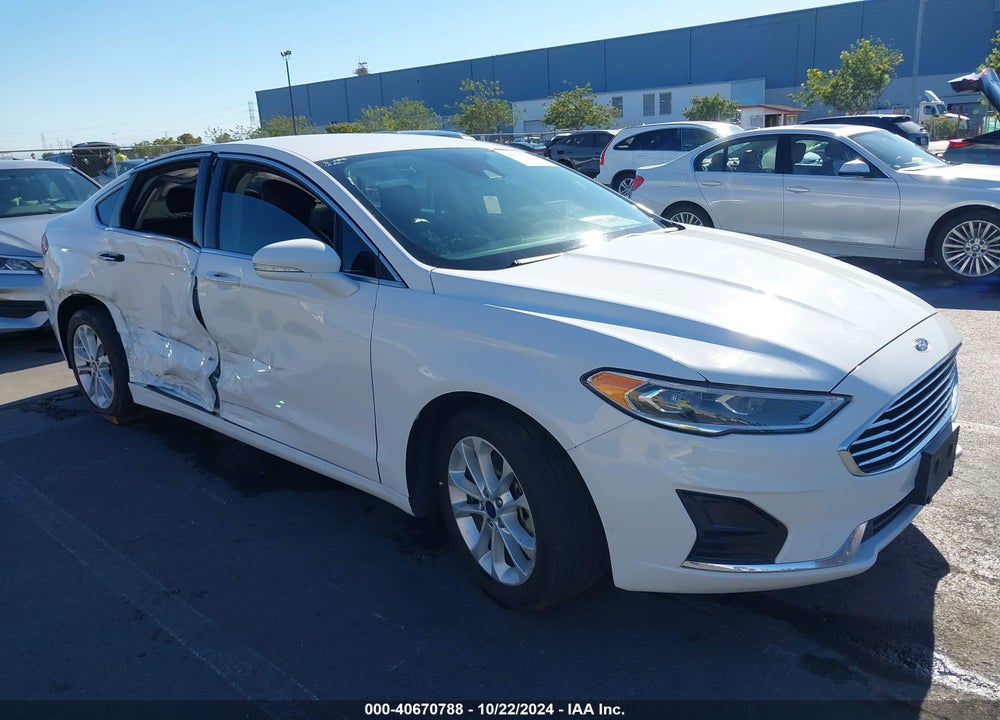 2019 FORD FUSION HYBRID SEL VIN: 3FA6P0MU3KR189531