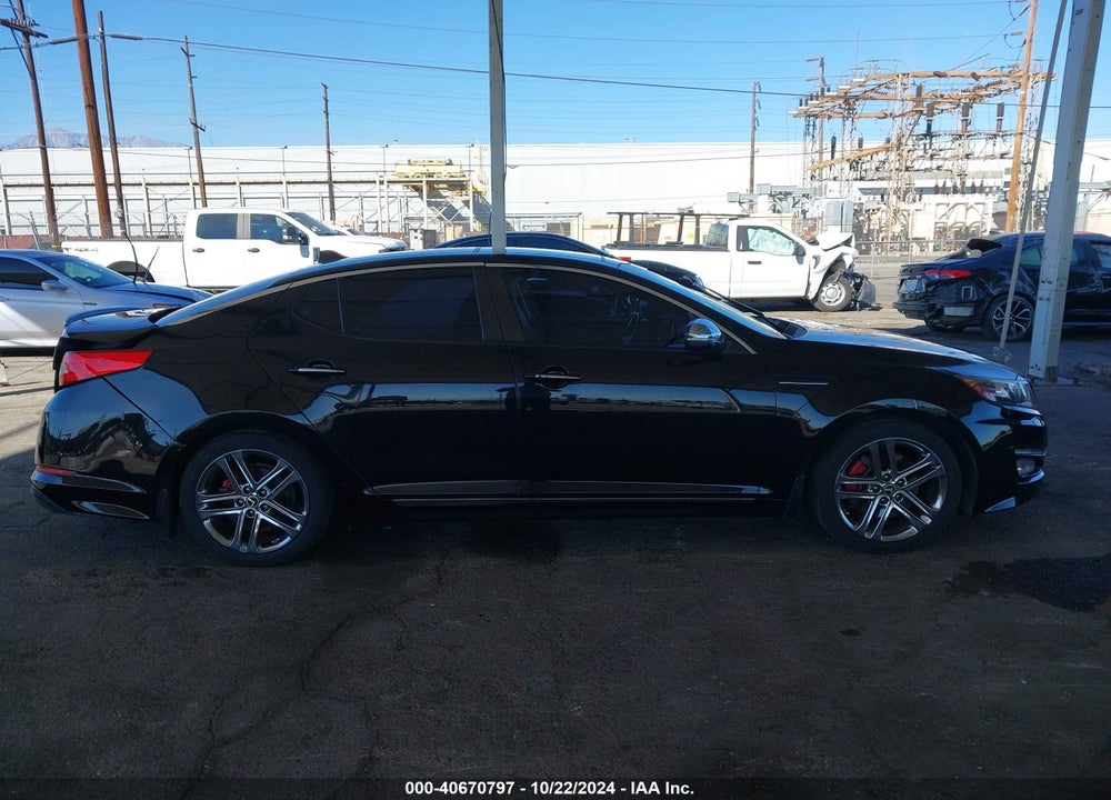 2013 KIA OPTIMA SX VIN: 5XXGR4A64DG120838