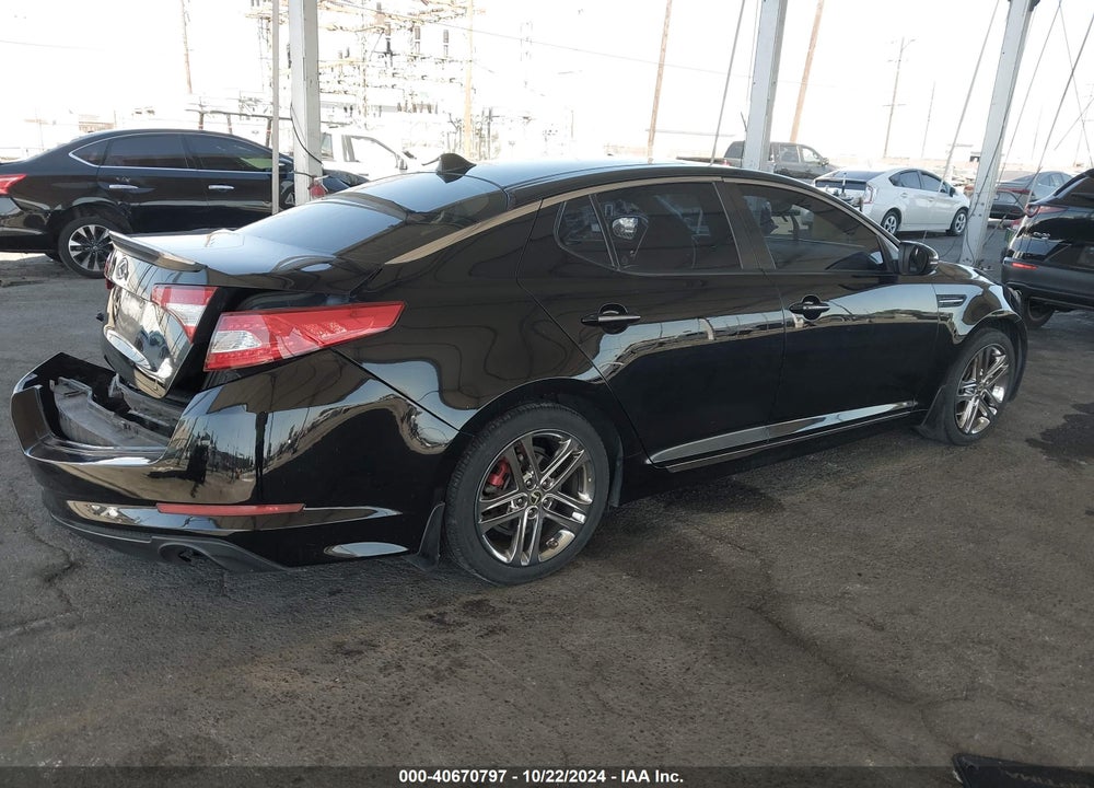 2013 KIA OPTIMA SX VIN: 5XXGR4A64DG120838