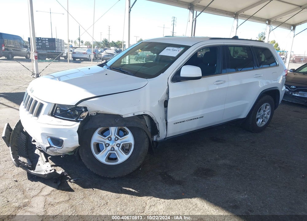 2016 JEEP GRAND CHEROKEE LAREDO VIN: 1C4RJEAG7GC335908