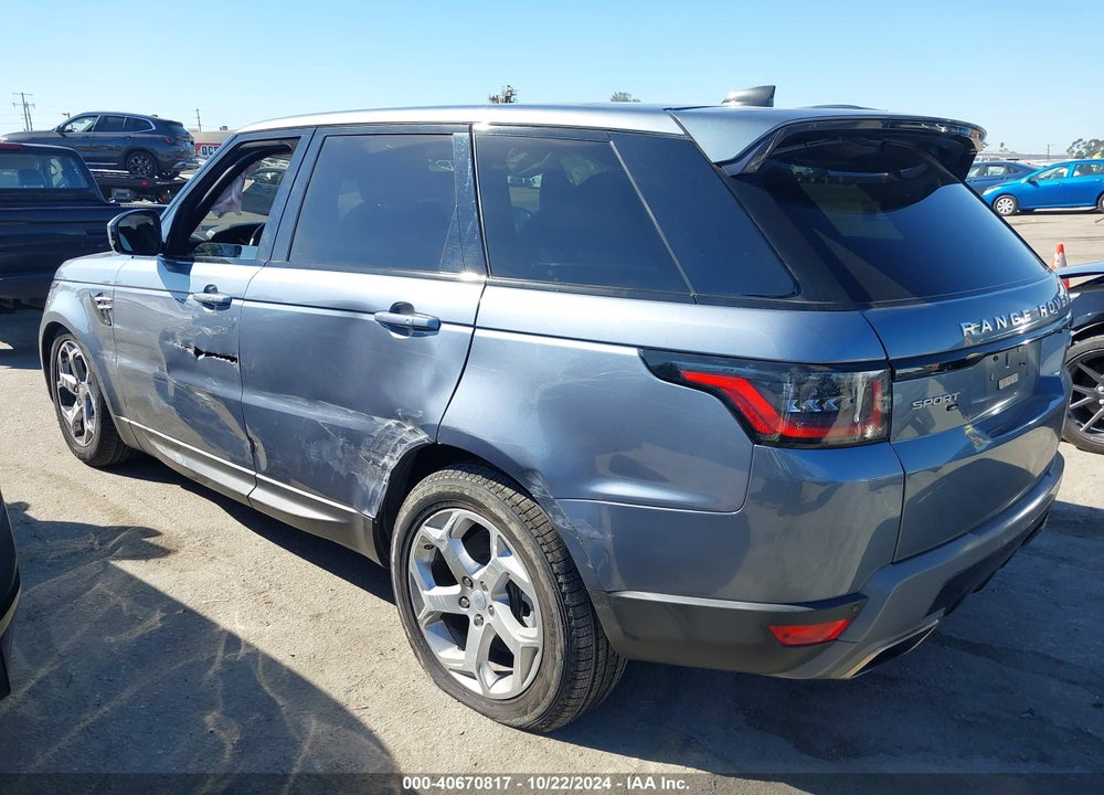 2020 LAND ROVER RANGE ROVER SPORT SE MHEV VIN: SALWG2SU8LA880406