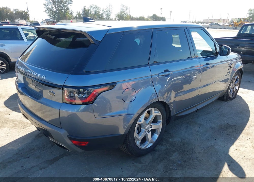 2020 LAND ROVER RANGE ROVER SPORT SE MHEV VIN: SALWG2SU8LA880406