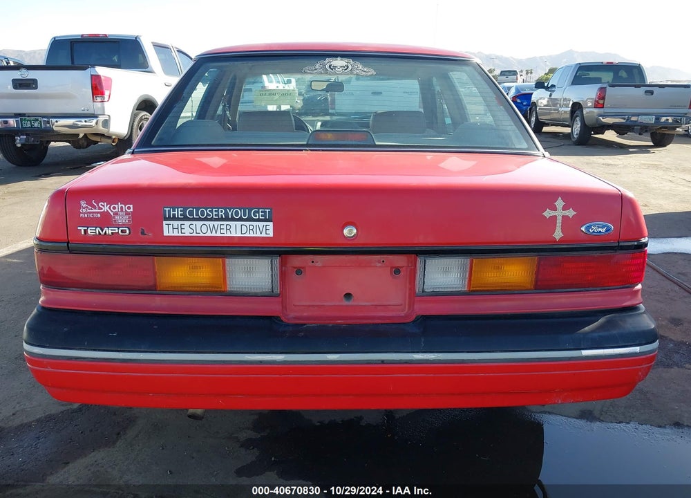 1991 FORD TEMPO L VIN: 2FABP35X8MB192984
