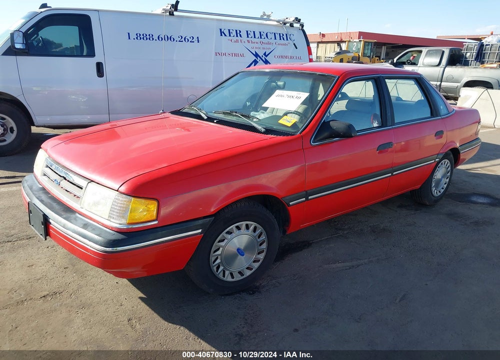 1991 FORD TEMPO L VIN: 2FABP35X8MB192984