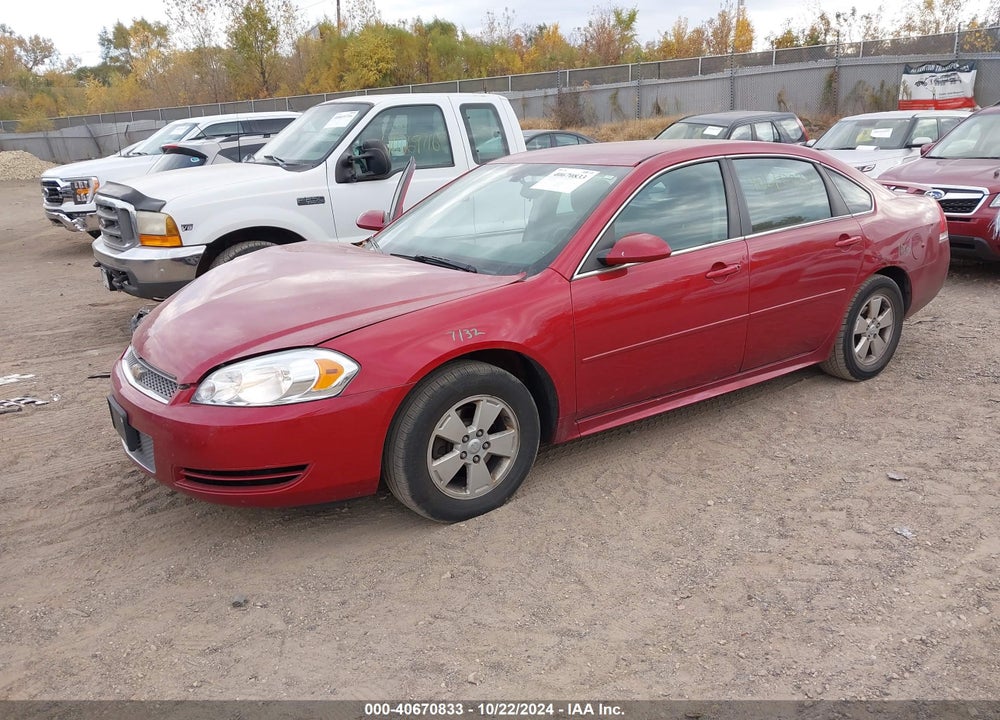 2013 CHEVROLET IMPALA LT VIN: 2G1WB5E30D1127760